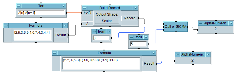 using an array input