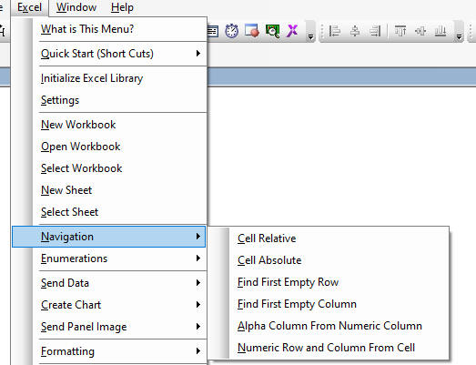 excel toolkit menu