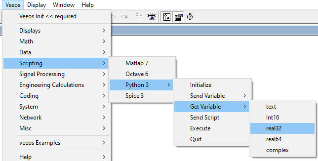 scripting Toolkit menu